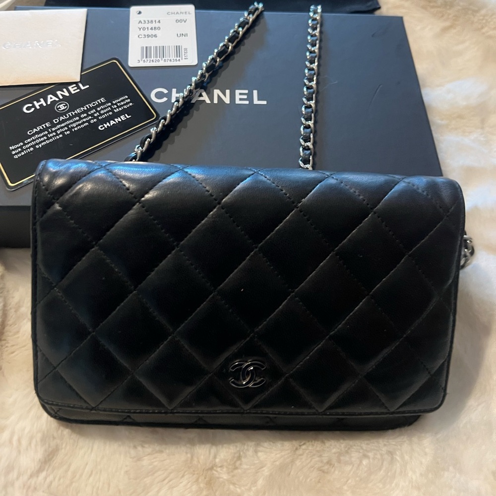 Classic Chanel Wallet on Chain Quilted Lambskin